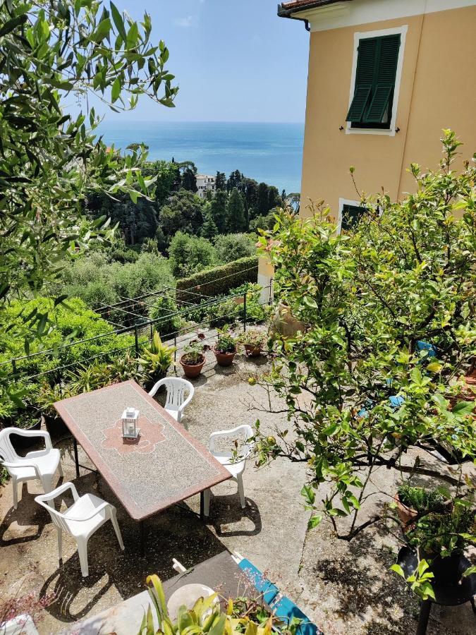 Tra Sole & Mare Lägenhet Zoagli Exteriör bild